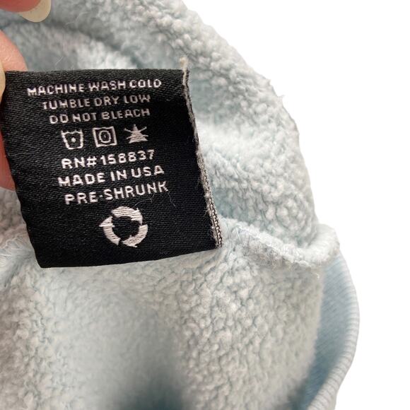Ecocycle Standard‎ Apparel Oversized Sweatshirt Light blue Womens XS Made in USA - Picture 8 of 8